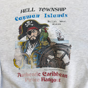 J- Vintage '92 Hell Township Cayman Islands Graphic Made In USA Crewneck - XL