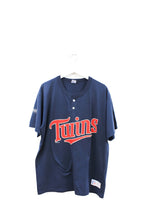 Load image into Gallery viewer, Z - Vintage 1995 Russell Athletic MLB Minnesota Twins Script Henley Tee
