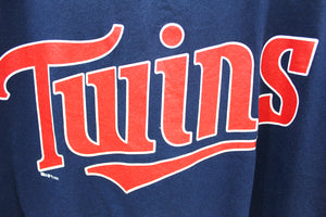 Z - Vintage 1995 Russell Athletic MLB Minnesota Twins Script Henley Tee