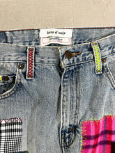 Load image into Gallery viewer, D- HOM Plaid Patches Reworked Levi&#39;s Strauss Signature 29x30 Jeans
