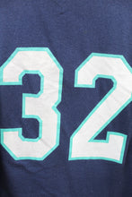 Load image into Gallery viewer, Z - Vintage Majestic MLB Seattle Mariners Script Henley Tee
