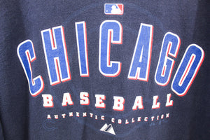 Z - Vintage Majestic MLB Chicago Cubs Script Tee