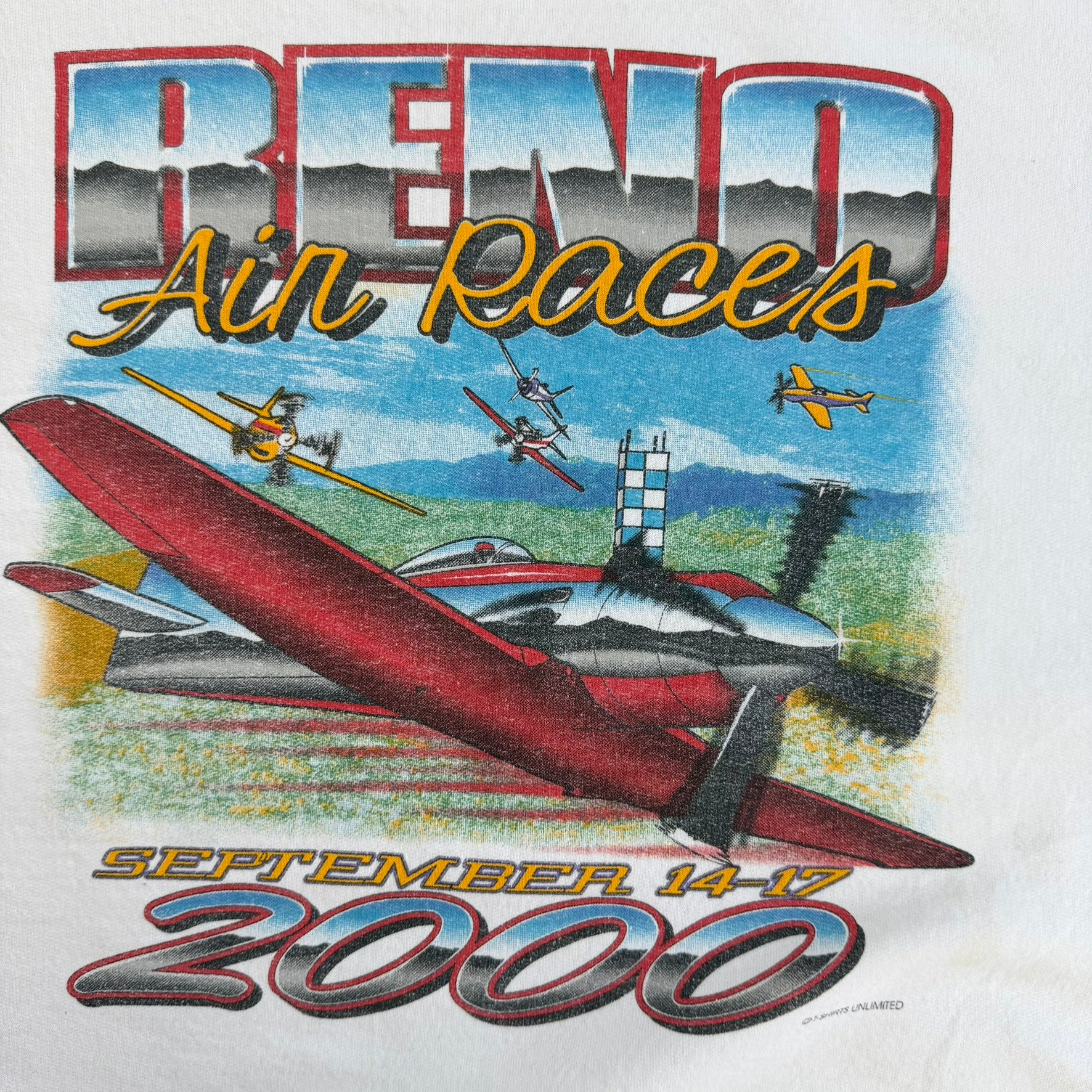 J- Vintage '00 Reno Air Races Graphic Crewneck - XL