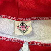 J- Vintage Canada Flags & Wolf Print Edmonton Canada Graphic Crewneck - L