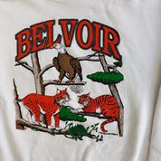 J- Vintage '94 Belvoir Eagle Cat & Lynx Graphic Made In USA Crewneck - M