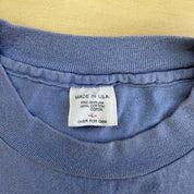 J- Vintage '93 Cooper Island Text & Graphic Made In USA Single Stitch Tee - L