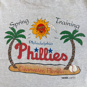 J- Vintage '93 Philadelphia Phillies MLB Training Camp Graphic Made In USA Tee - M