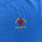 J- Vintage Mountie Stomp Kamloops BC Graphic Made In USA Single Stitch Tee - L