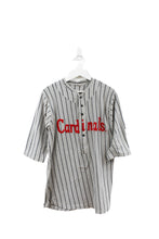 Load image into Gallery viewer, Z - Vintage MLB St Louis Cardinals Pinstripe Henley Tee
