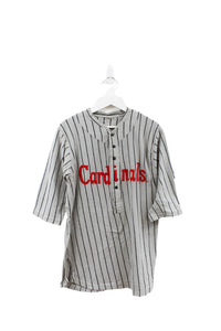 Z - Vintage MLB St Louis Cardinals Pinstripe Henley Tee