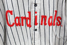 Load image into Gallery viewer, Z - Vintage MLB St Louis Cardinals Pinstripe Henley Tee
