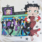 J- Vintage '93 Betty Boop Theatre On Hay Market Graphic Made In USA Single Stitch Tee - L