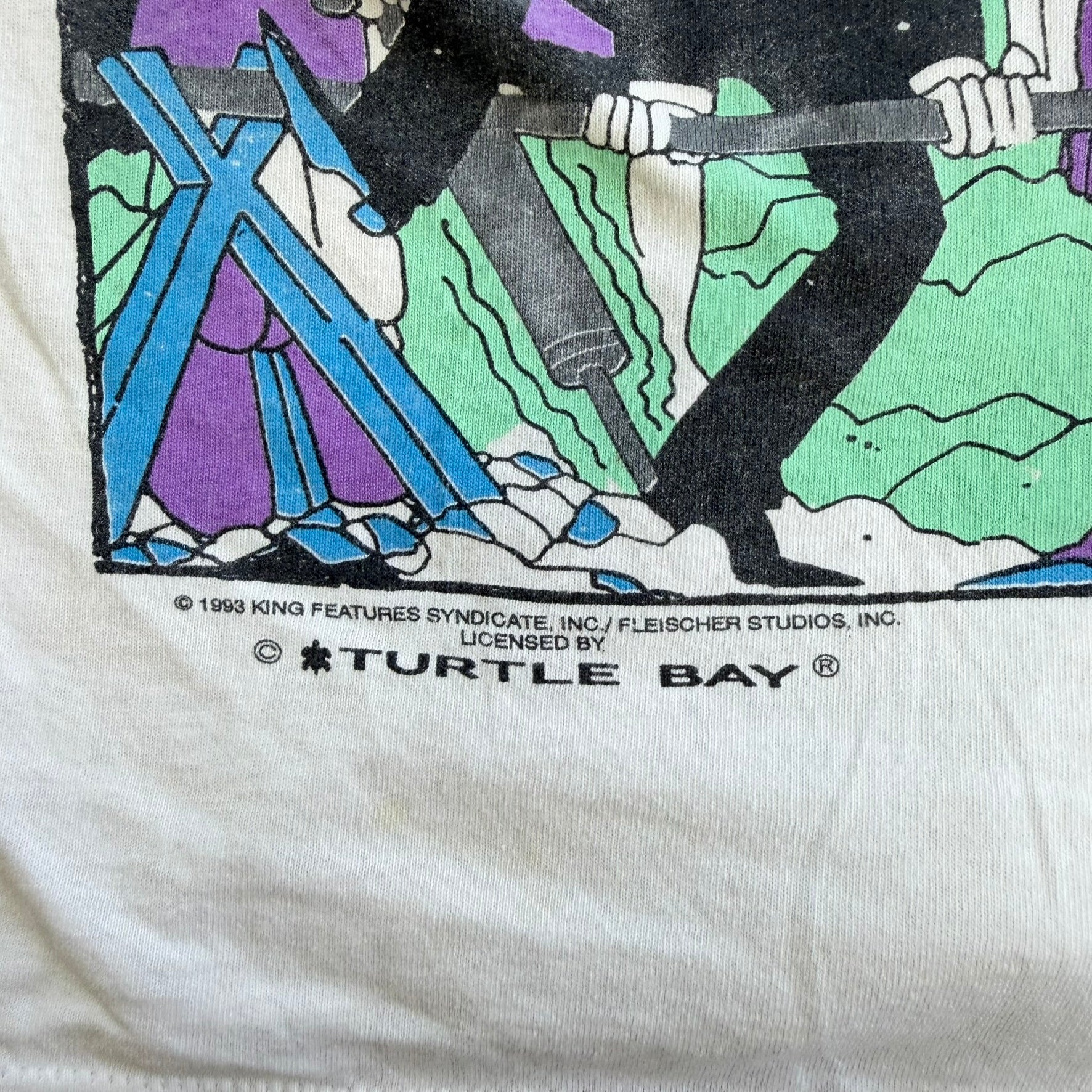 J- Vintage '93 Betty Boop Theatre On Hay Market Graphic Made In USA Single Stitch Tee - L