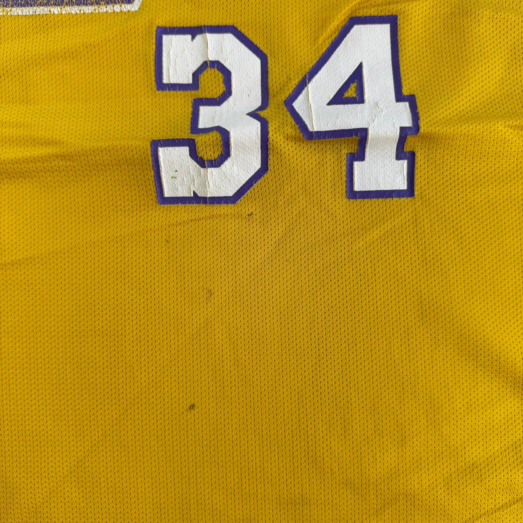 J- Vintage 90s Los Angeles Lakers Shaquille O'Neal NBA Champion Basketball Jersey - M