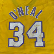 J- Vintage 90s Los Angeles Lakers Shaquille O'Neal NBA Champion Basketball Jersey - M