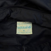 J- Vintage Adidas Embroidered Logo Quarter Zip Pull Over Anorak Jacket - XL