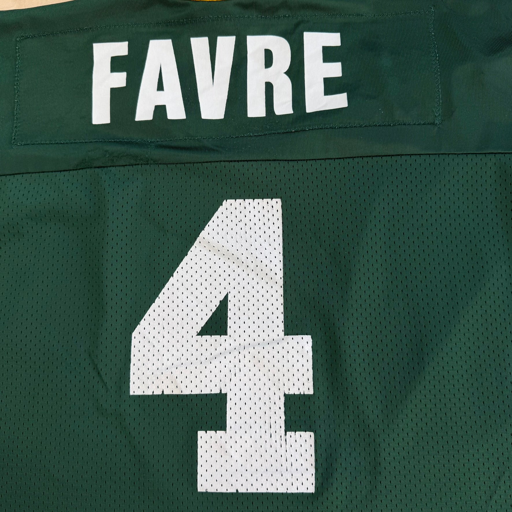 J- Vintage 90s Green Bay Packers Brett Favre NFL Champion Made In USA Football Jersey - 48 (fits XL)