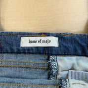 F- HOM Levi's 505 Dark Blue Denim Wash Reworked Denim/Jeans Tote Bag
