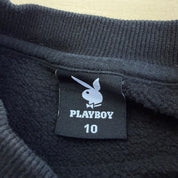 J- Vintage Playboy Text & Graphic Crewneck - youth size 10