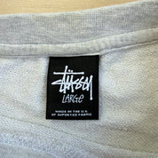 J- Vintage Stussy Embroidered Script Text Crewneck - L