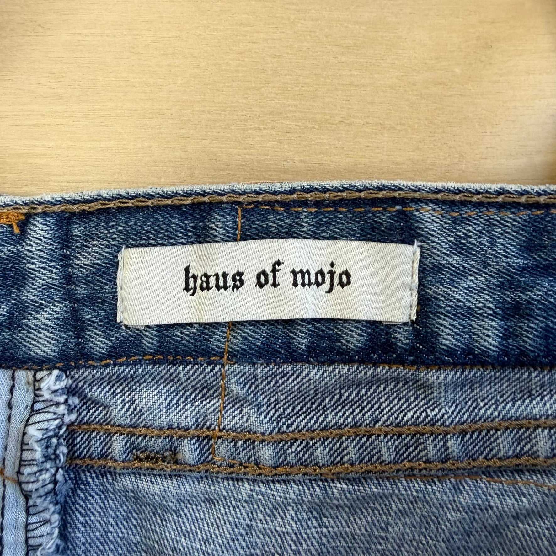 F- HOM Levi's 511 Medium Blue Denim Wash Reworked Denim/Jeans Tote Bag