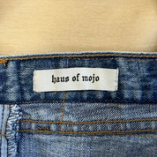 F- HOM Levi's 511 Medium Blue Denim Wash Reworked Denim/Jeans Tote Bag