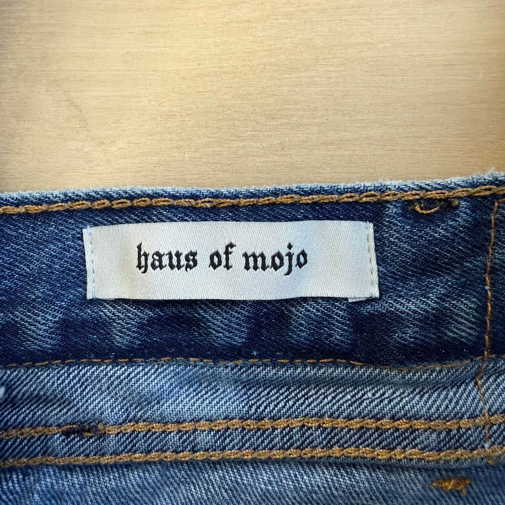 F- HOM Levi's 511 Dark Blue Denim Wash Reworked Denim/Jeans Tote Bag