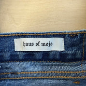 F- HOM Levi's 511 Dark Blue Denim Wash Reworked Denim/Jeans Tote Bag
