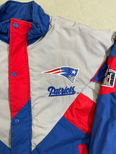 Load image into Gallery viewer, D- Vintage Signed Pete Carroll Patriots NFL Pro Player Winter Jacket
