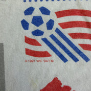 J- Vintage '94 World Cup New York New Jersey Apex One Graphic Made In USA Single Stitch Tee - L