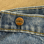J- Vintage 80s GWG Made In Canada Union Made Red Strap Workwear Carpenter Jeans - 38x30