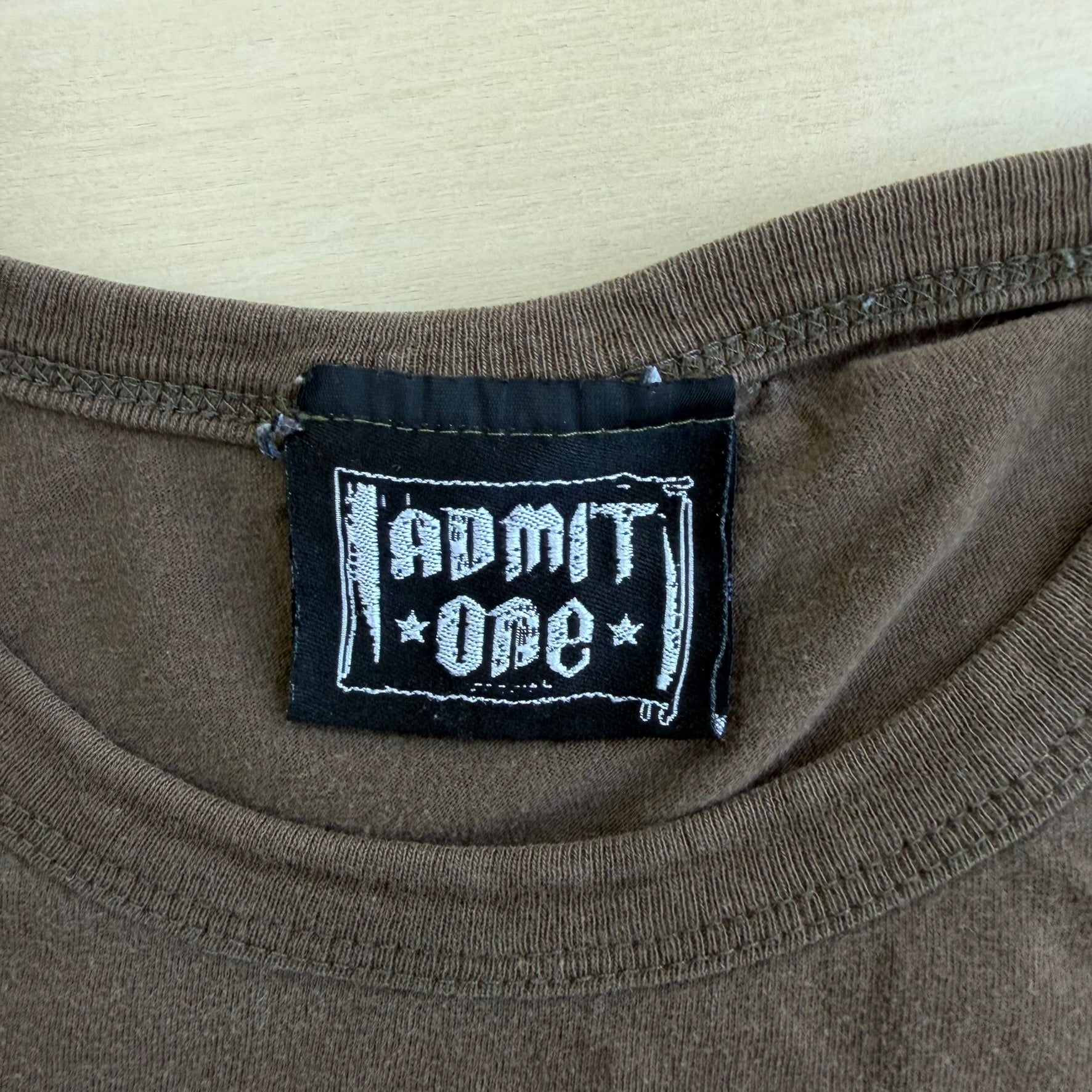J- Vintage '07 Jimi Hendrix Admit One Graphic & Text Tee - M