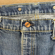 J- Vintage 80s GWG Made In Canada Union Made Red Strap Workwear Carpenter Jeans - 38x30
