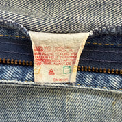 J- Vintage 80s GWG Made In Canada Union Made Red Strap Workwear Carpenter Jeans - 38x30