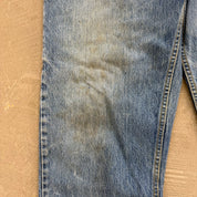 J- Vintage 80s GWG Made In Canada Union Made Red Strap Workwear Carpenter Jeans - 38x30