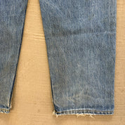 J- Vintage 80s GWG Made In Canada Union Made Red Strap Workwear Carpenter Jeans - 38x30