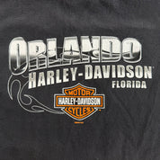 J- Vintage '13 Harley Davidson Orlando Florida Bike Week Graphic Tee - L