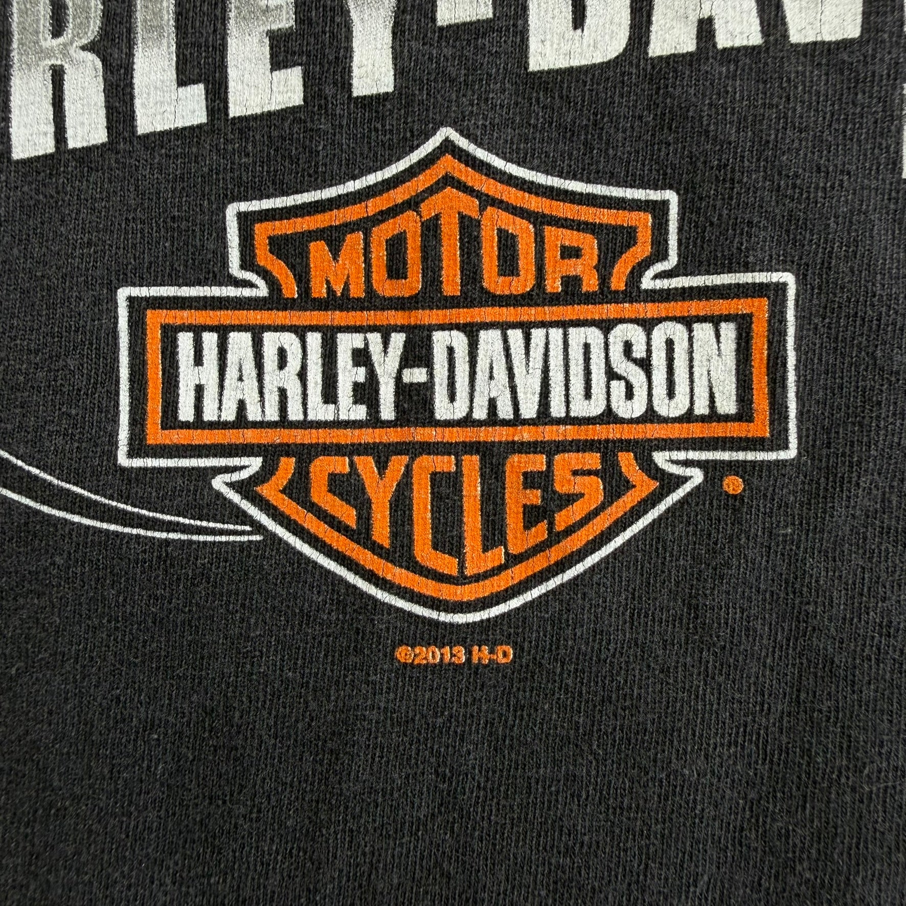 J- Vintage '13 Harley Davidson Orlando Florida Bike Week Graphic Tee - L