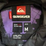 J- Vintage Quicksilver Quick Tech Zip Up Winter Ski Jacket - M