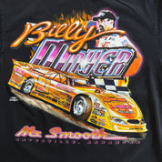 J- Vintage '02 Nascar Billy Moyer Mr. Smooth Car & Picture Graphic Tee - L