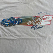 J- Vintage 00s Nascar Rusty Wallace Committed Excellence Picture Graphic Tee - M