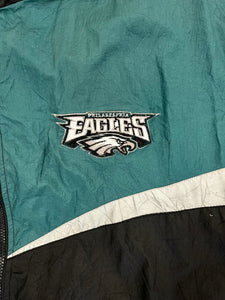 D- Vintage Philadelphia Eagles NFL Pro Player Experience Windbreaker