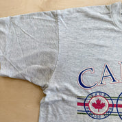 J- Vintage 90s Niagara Falls Canada text Graphic Made In USA Single Stitch Tee - L
