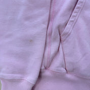 J- Vintage Champion Reverse Weave Baby Pink Embroidered Logo Hoodie - M