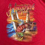 J- Vintage 2010s Howards Pub North Carolina Graphic Red Anvil Tag Tee - 2XL