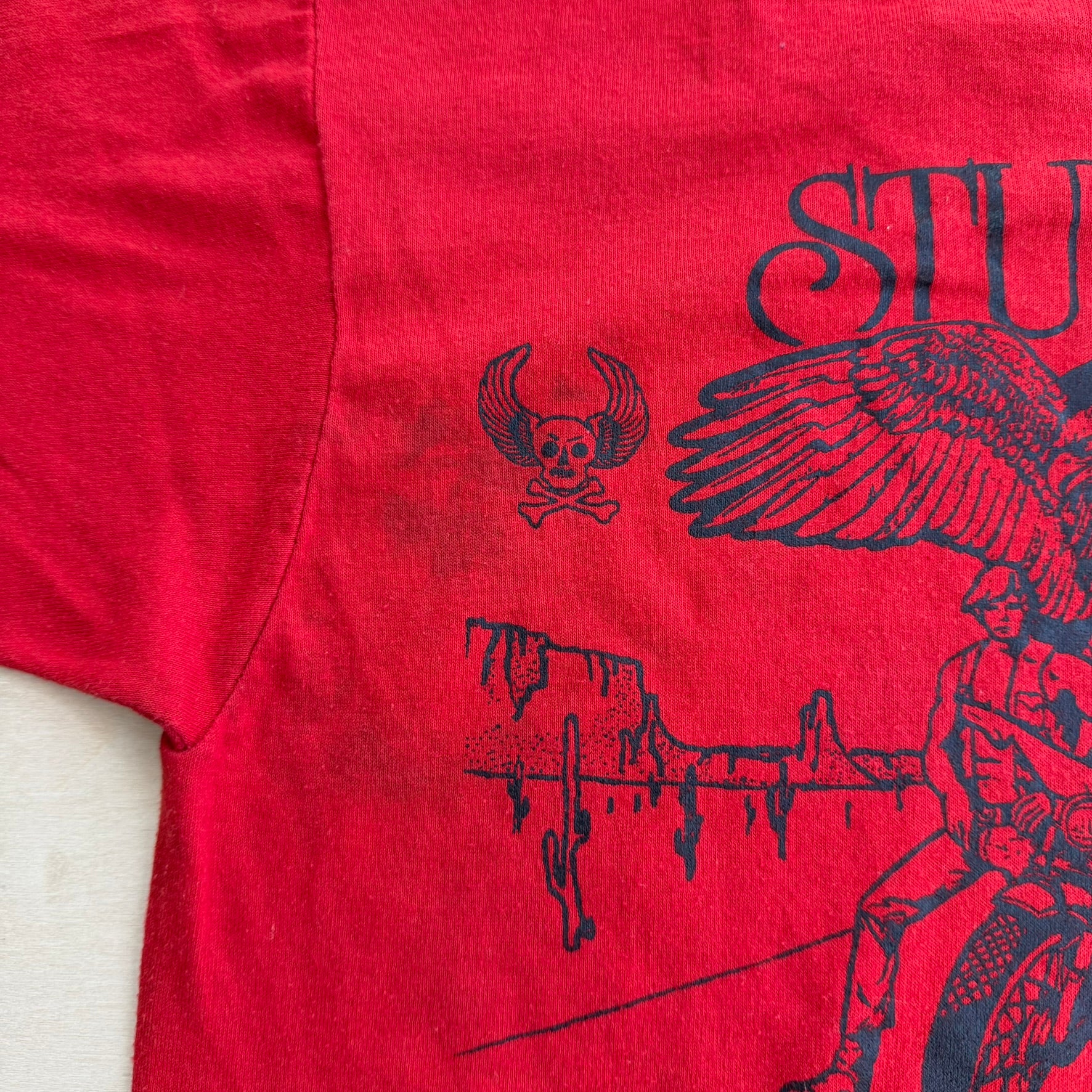 J- Vintage '87 Sturgis Black Hills Motorcycle Rally Graphic Made In USA Single Stitch Tee - S