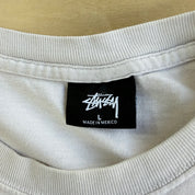 J- Vintage Stussy Vancouver Script Text Tee - L