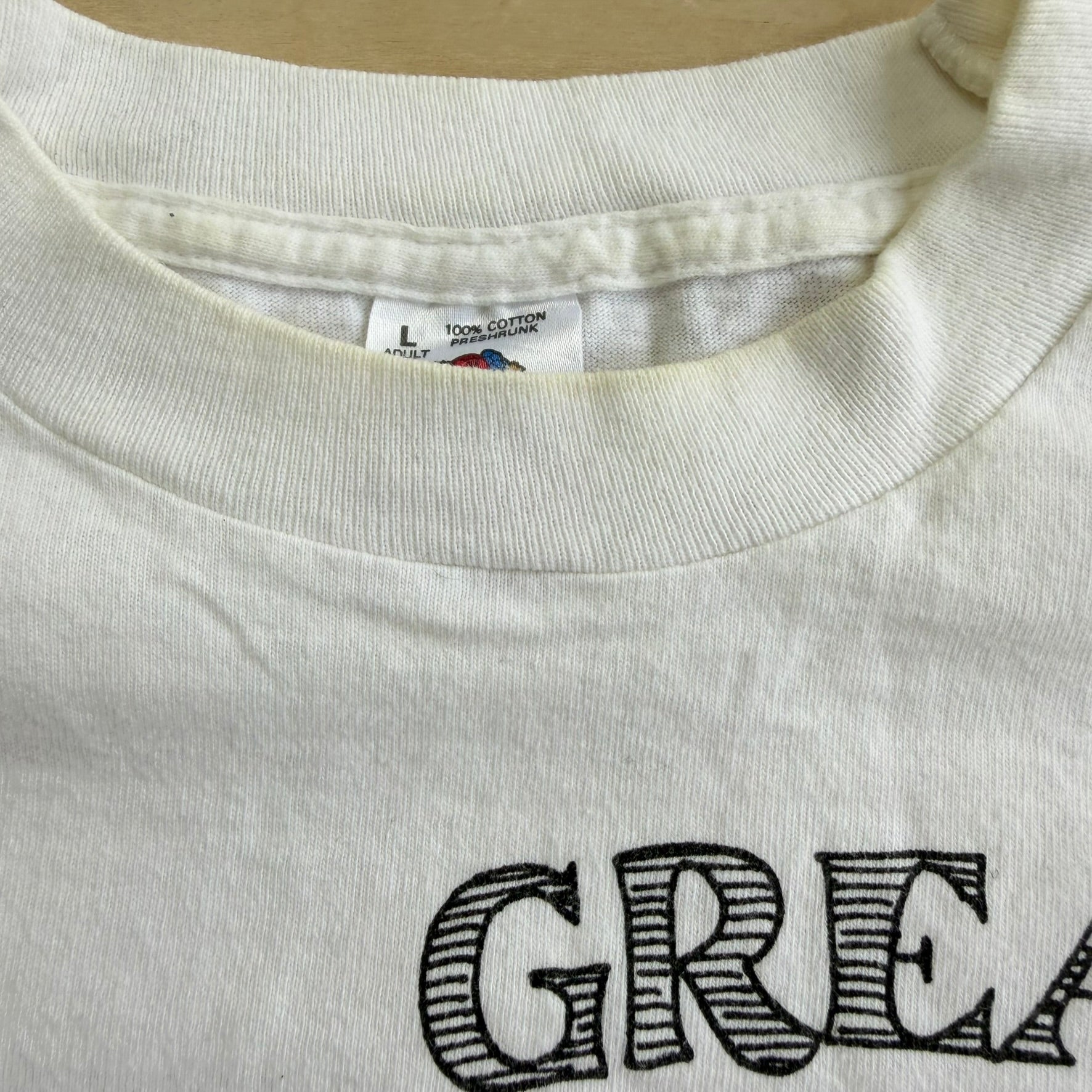 J- Vintage '94 Great Moments Of 1944 Graphic Made In USA Single Stitch Tee - L