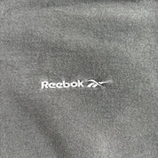 J- Vintage Reebok Made In USA Embroidered Logo & Text Hoodie - L