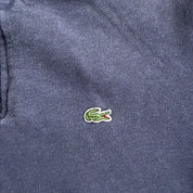 J- Vintage Lacoste Embroidered Logo Quarter Zip Crewneck - L